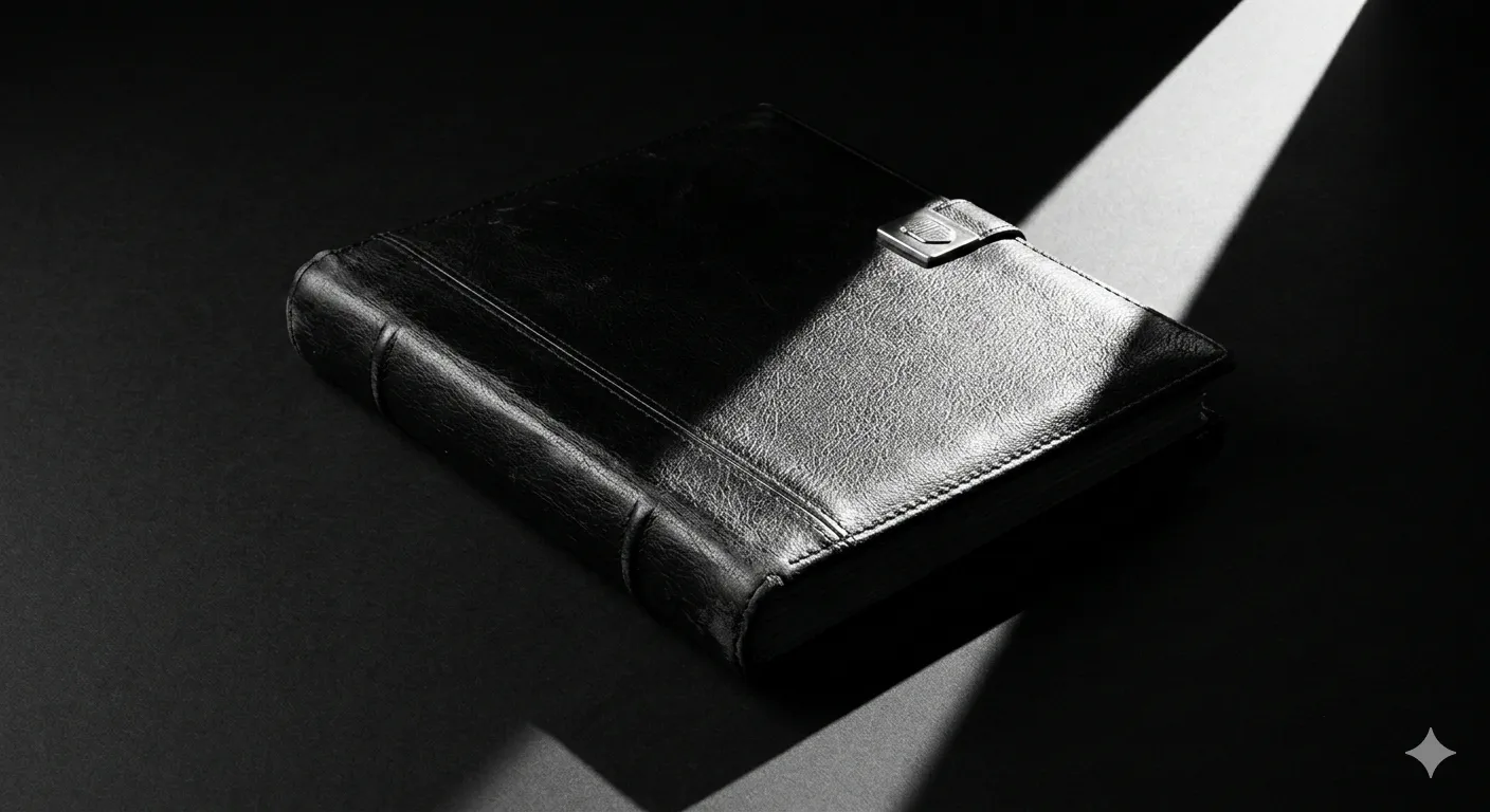 Klassisk fotoalbum i læder